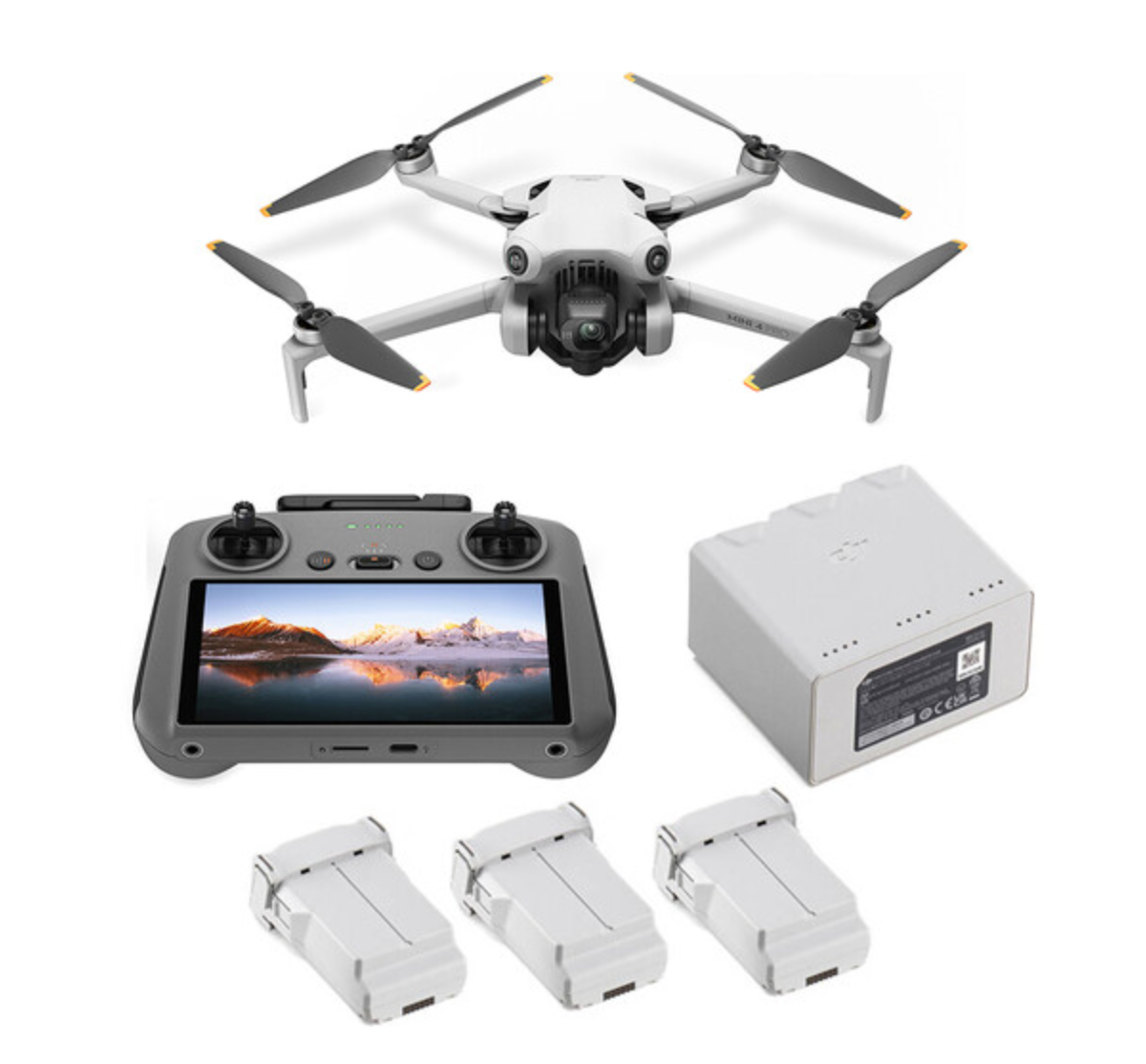 DJI Mini 4 Pro Drone with RC 2 Controller & Charging Hub