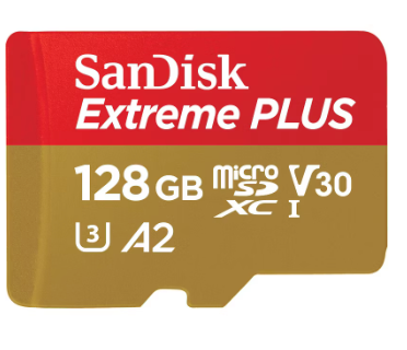 SanDisk Extreme PLUS 128gb Micro SD Card