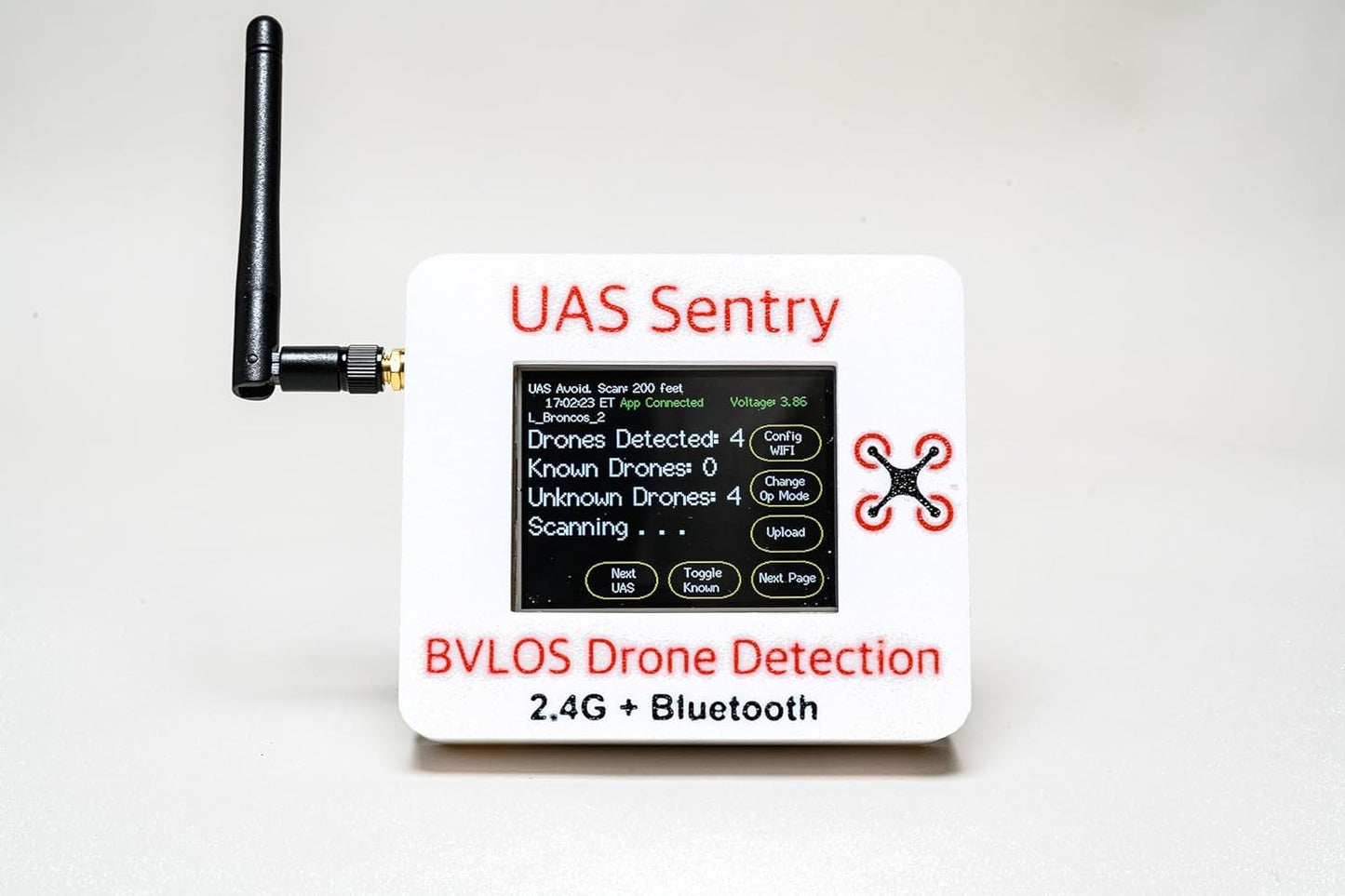 UAS Sentry Portable BVLOS Touch Screen - Beyond Visual Line of Sight Drone Detection & Tracking Device