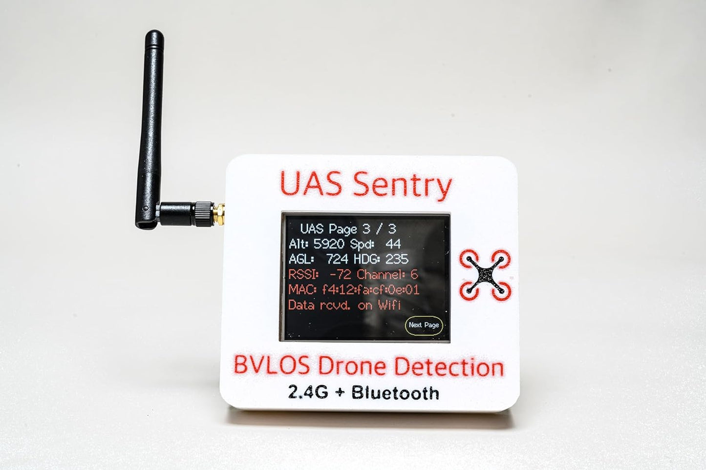 UAS Sentry Portable BVLOS Touch Screen - Beyond Visual Line of Sight Drone Detection & Tracking Device